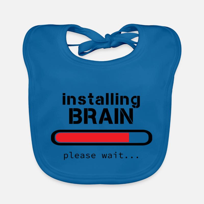 Installing Brain red bar Organic Baby Bibs