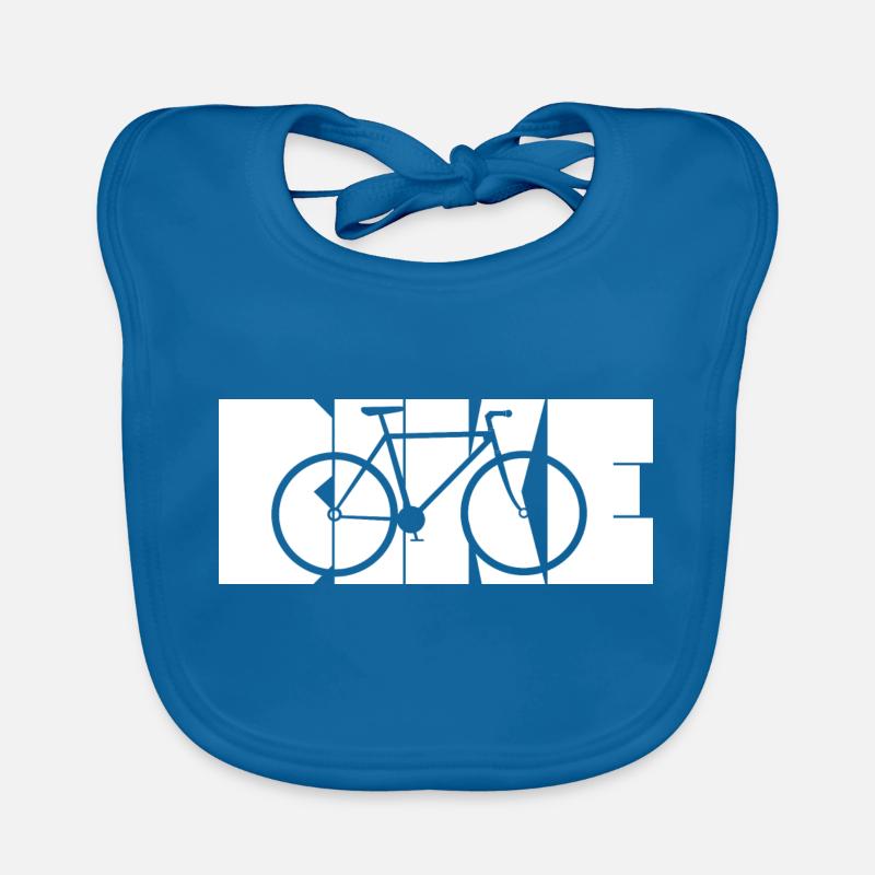 Single Speed Shadow Organic Baby Bibs