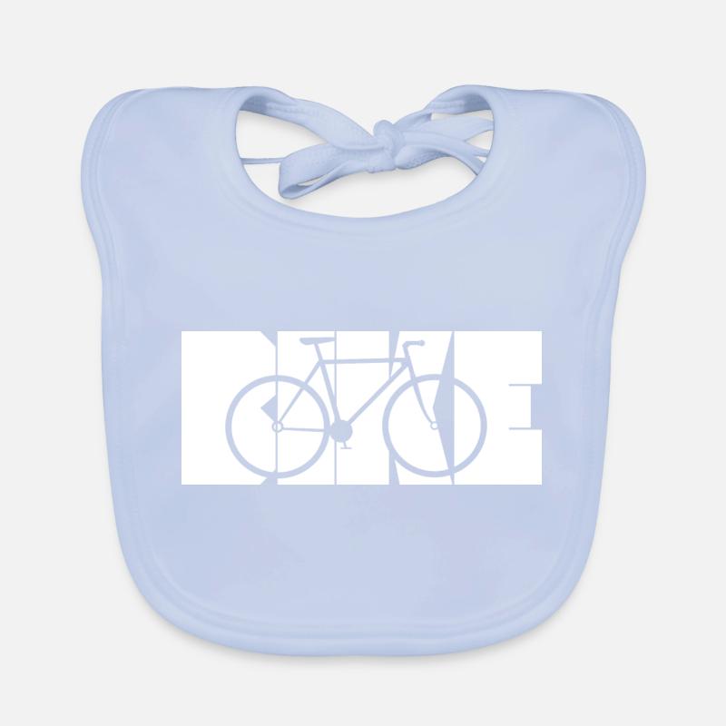 Single Speed Shadow Organic Baby Bibs
