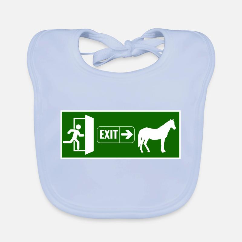 Sortie vers le cheval Bavoir bio Bébé