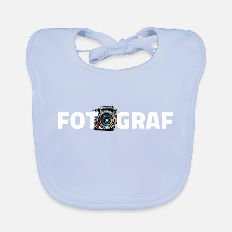 Fotograf Spiegelreflexkamera Baby Bio-Lätzchen