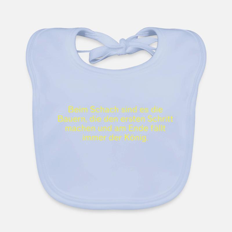 Funny Sayings Farmer Pawn Chess Organic Baby Bibs