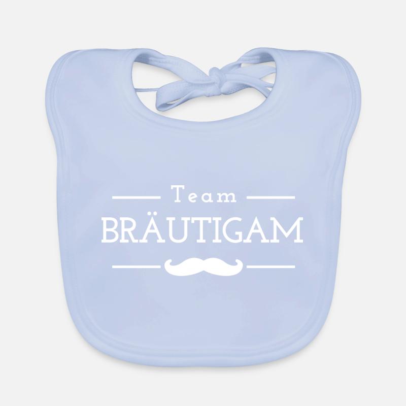 Team Bräutigam Baby Bio-Lätzchen