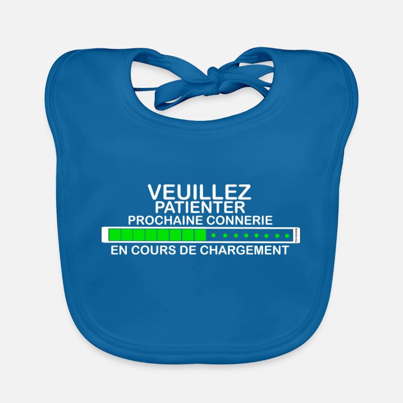 connerie en cours Bavoir bio Bébé