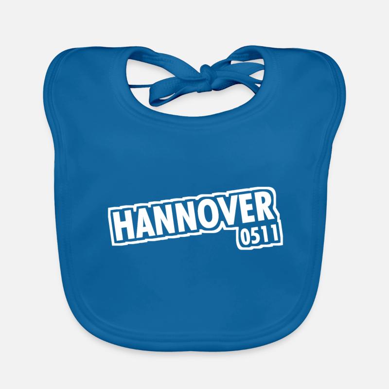 Hanover - 0511 - Area Code - Lower Saxony Organic Baby Bibs