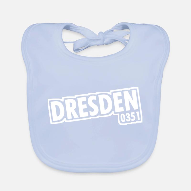 Dresden - 0351 - Area Code - Saxony Organic Baby Bibs