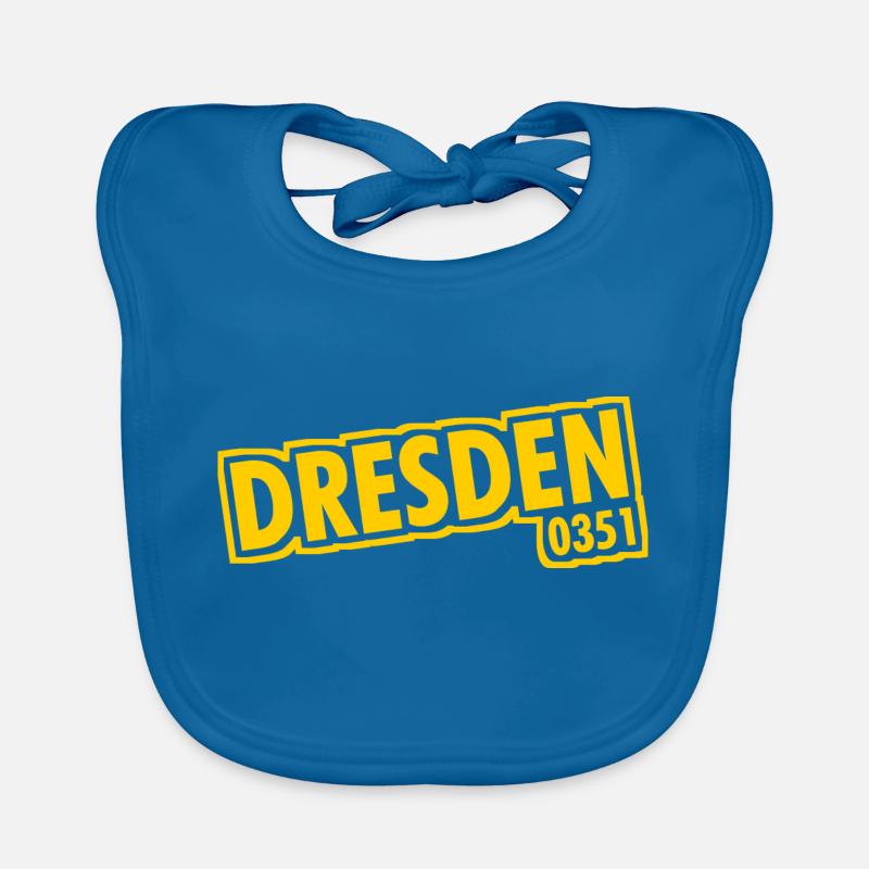 Dresden - 0351 - Area Code - Saxony Organic Baby Bibs