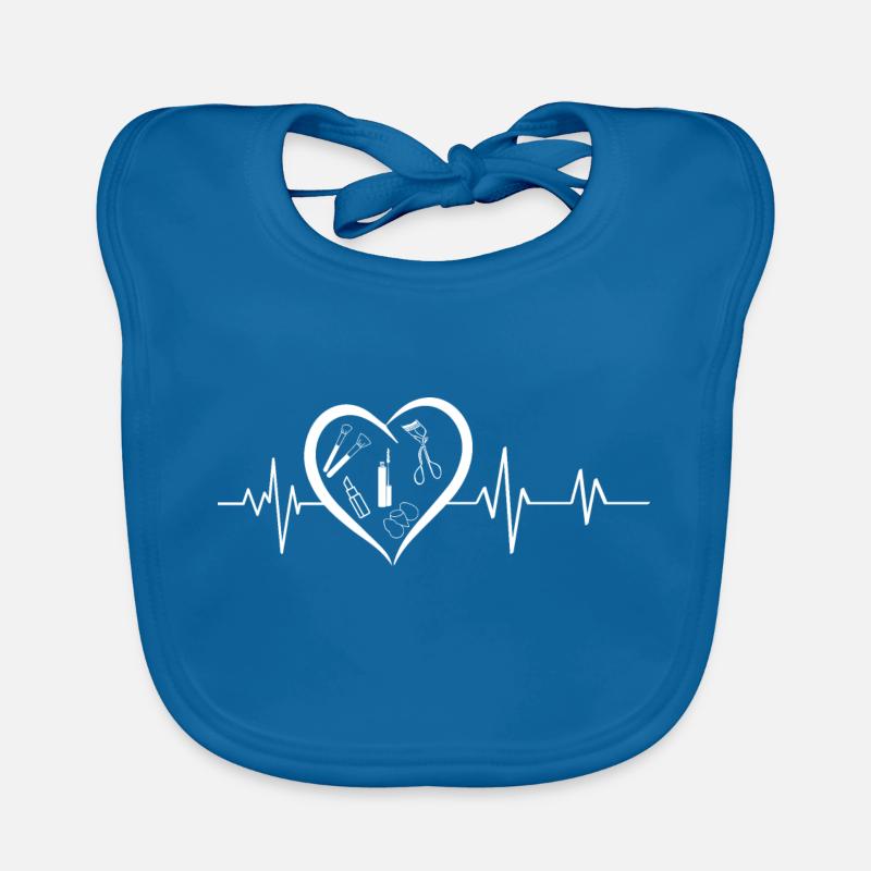 Heartbeat Makeup Organic Baby Bibs