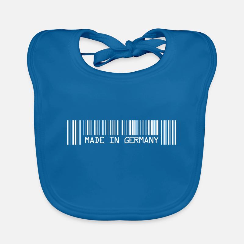 Made in Germany - Deutschland - Barcode - Strichco Organic Baby Bibs