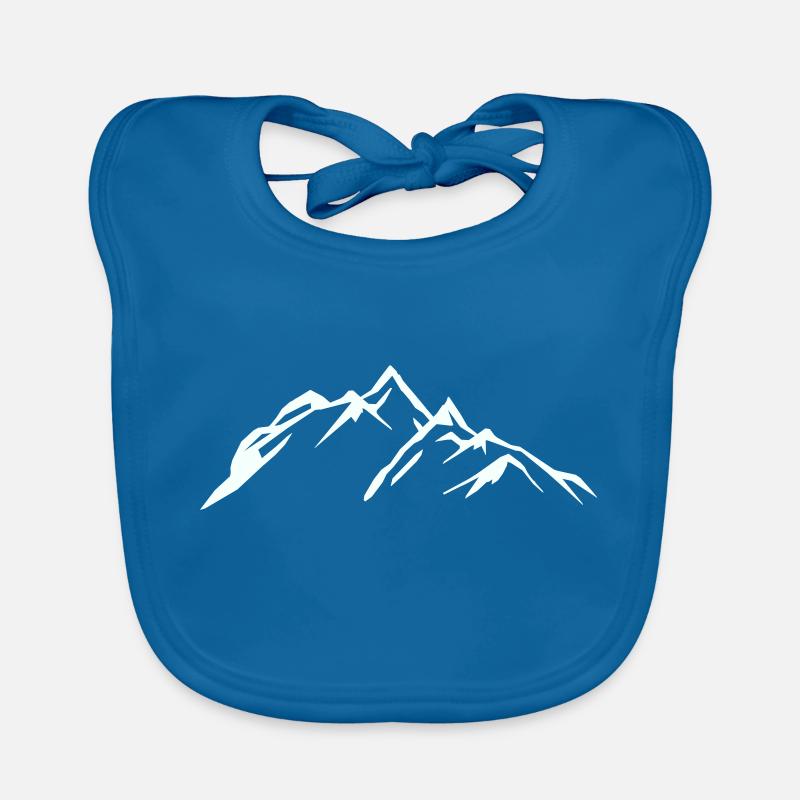 montagnes Bavoir bio Bébé