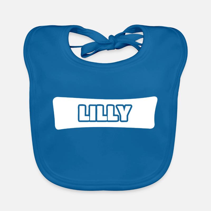 Lilly as a name Organic Baby Bibs