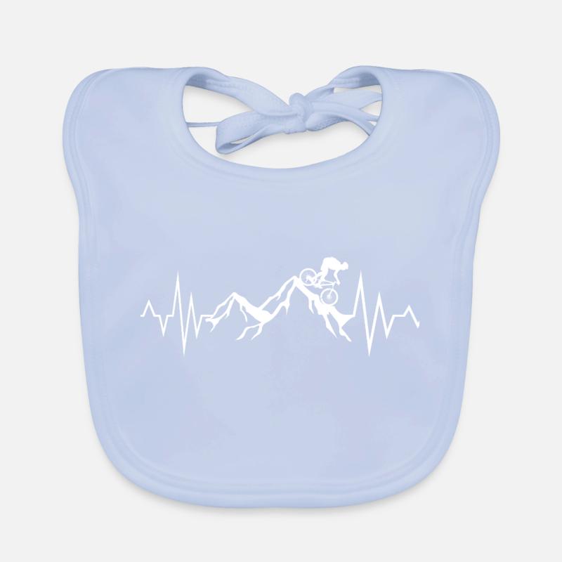 Mountain bikers Organic Baby Bibs