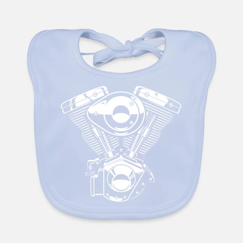 ENGINE MOTO Organic Baby Bibs