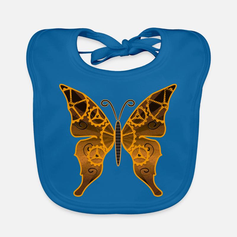 Papillon steampunk Bavoir bio Bébé