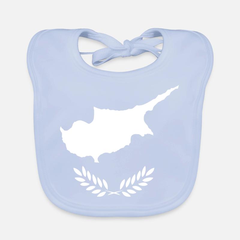 T-shirt de design de style chypriote Bavoir bio Bébé