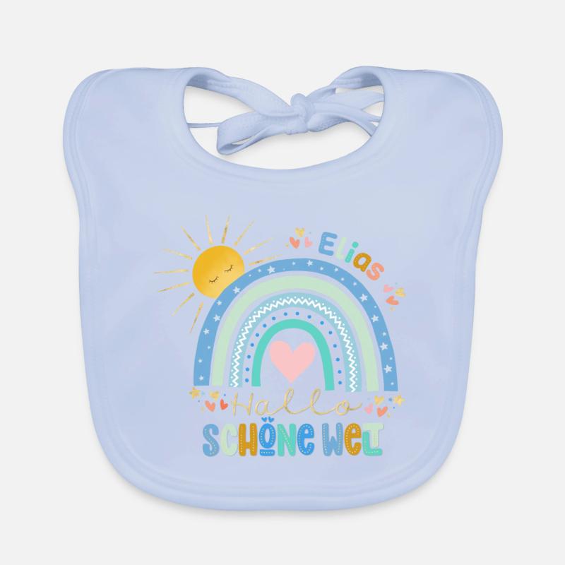 Hello world Organic Baby Bibs