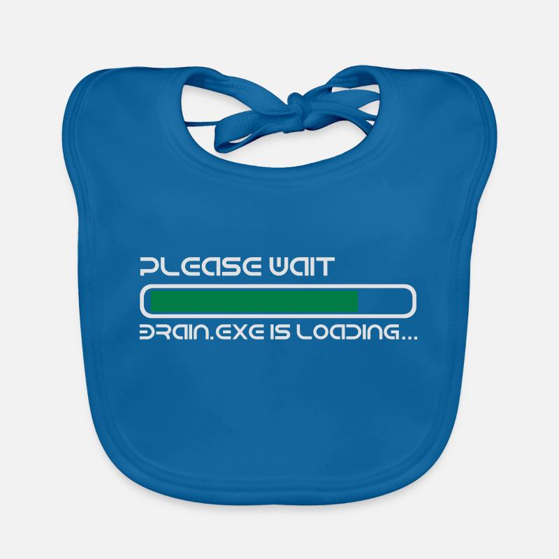 BRAIN IS LOADING Organic Baby Bibs