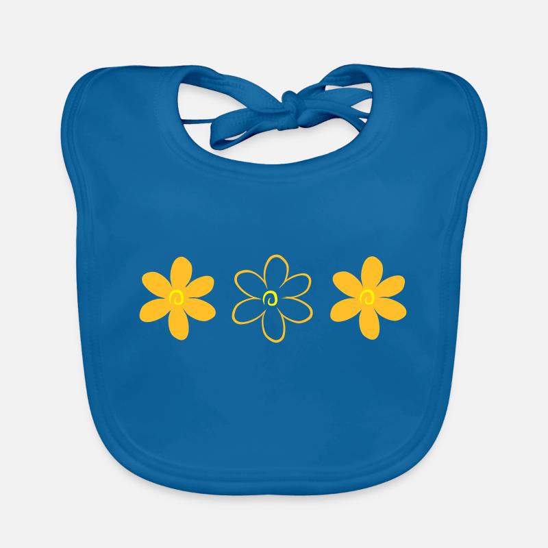 flower Organic Baby Bibs