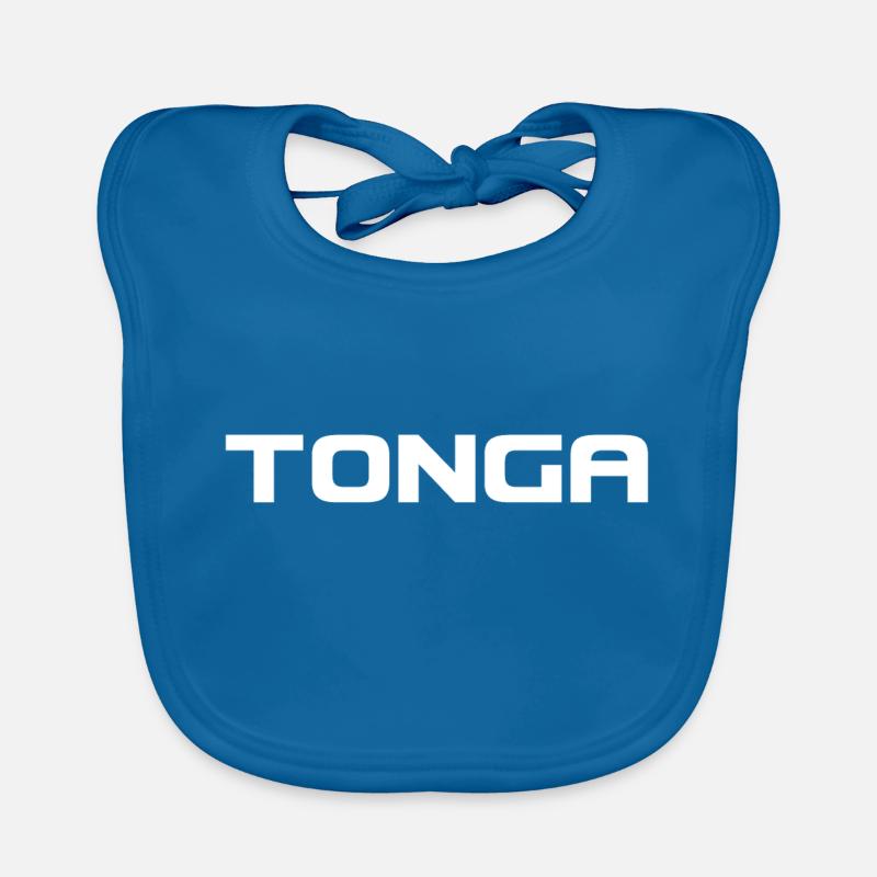 Tonga Logo Polynésie Pacifique Bavoir bio Bébé