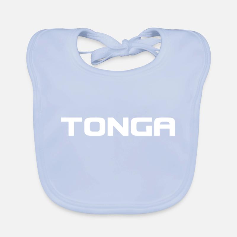 Tonga Logo Polynésie Pacifique Bavoir bio Bébé