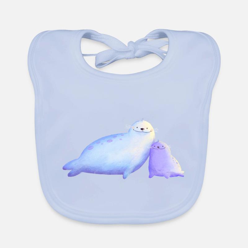 Petits phoques Bavoir bio Bébé