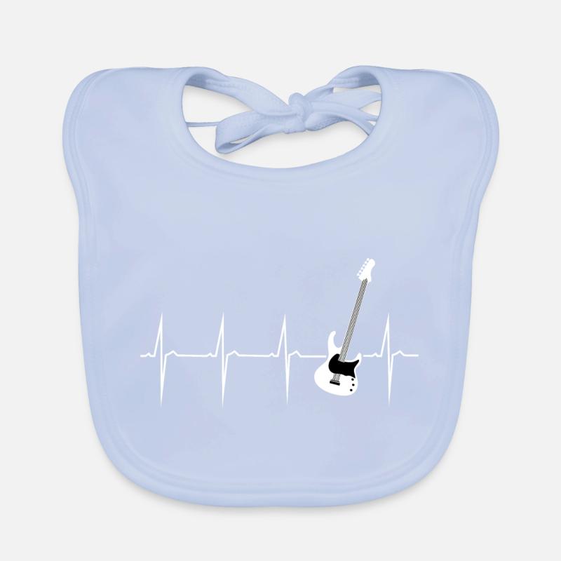 battement e guitare Bavoir bio Bébé
