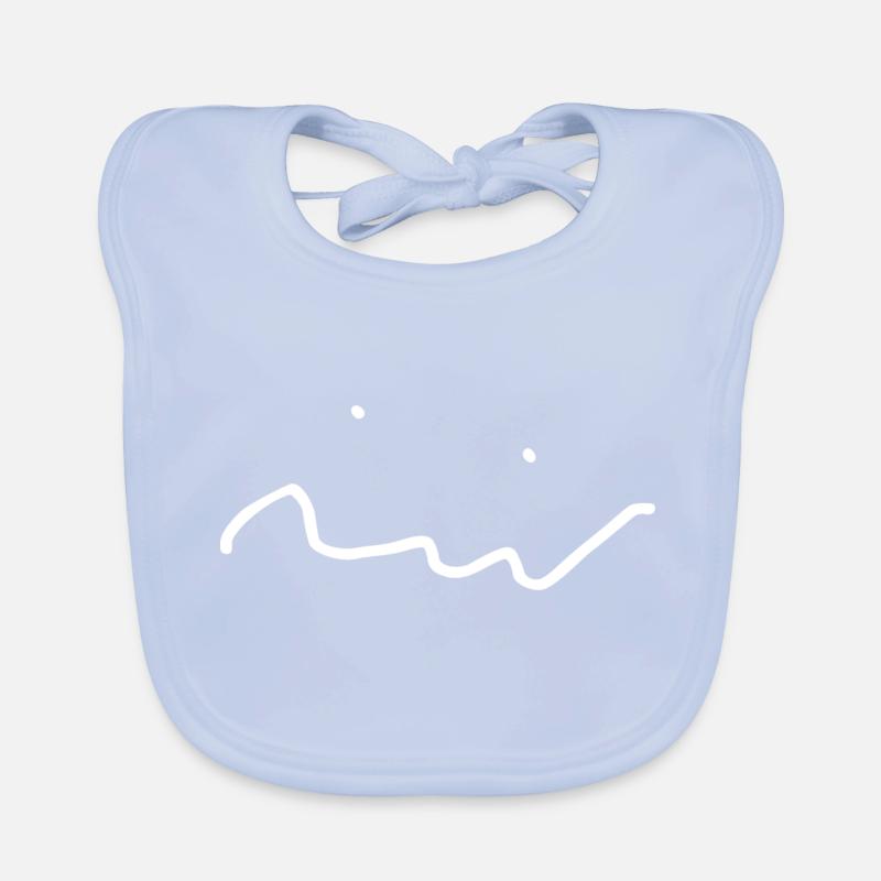 Face Boring Organic Baby Bibs