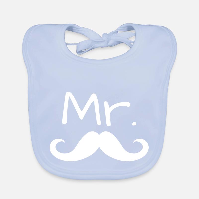 Mr gift wedding marriage bride Organic Baby Bibs
