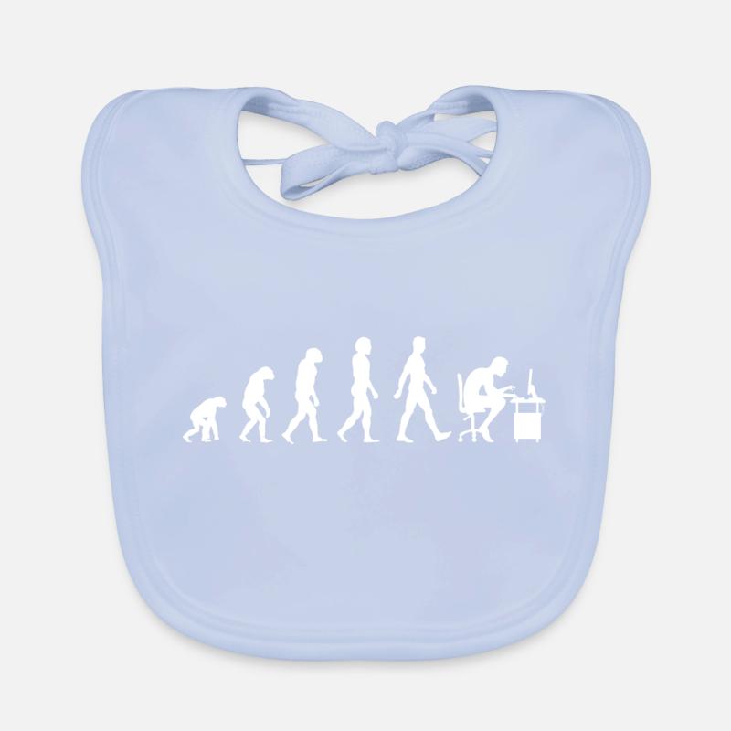 Evolution Gaming Zocker Gamer Nerd Organic Baby Bibs