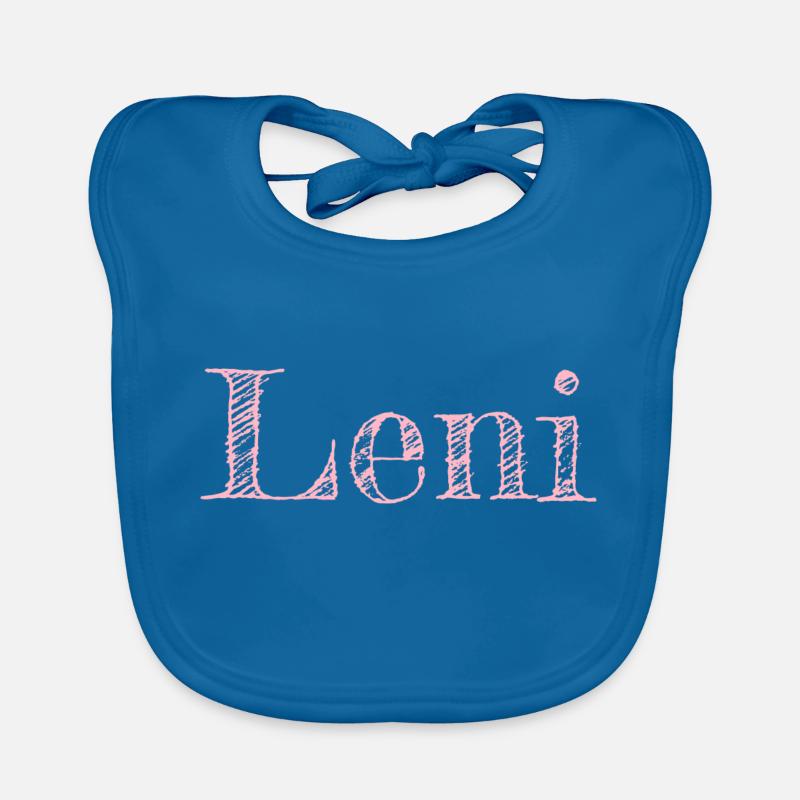 Léni - Bavoir bio Bébé - bleu paon