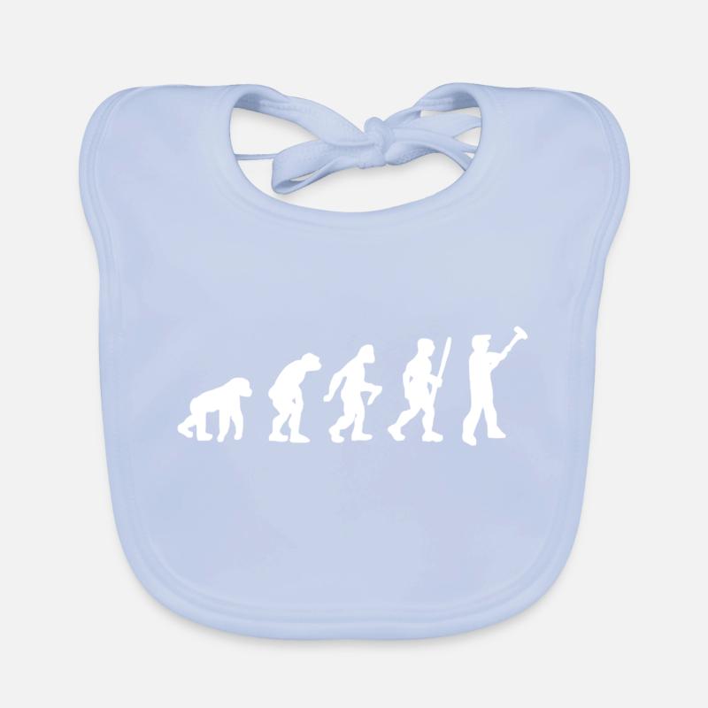 Maler und Lackierer Streichen Evolution Pinsel Baby Bio-Lätzchen