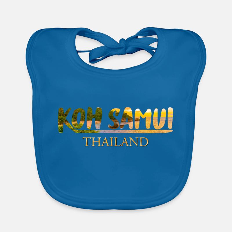Koh Samui -Island Paradise - Holidays - Diving Organic Baby Bibs