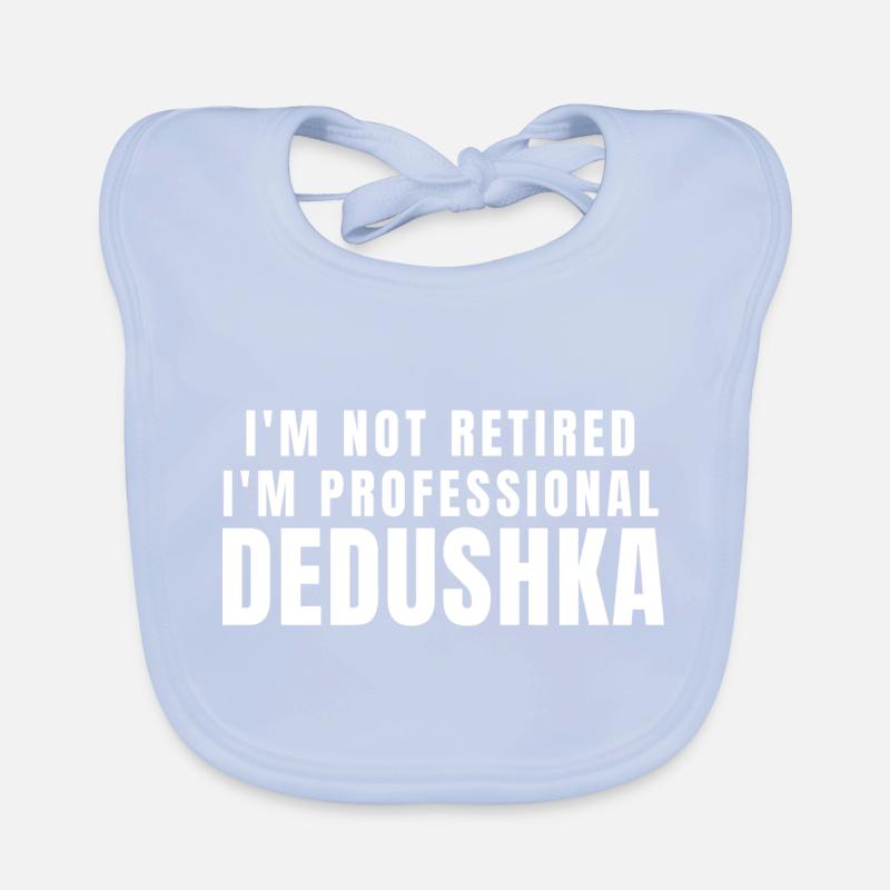 Deduschka. Dedushka Geschenk Baby Bio-Lätzchen