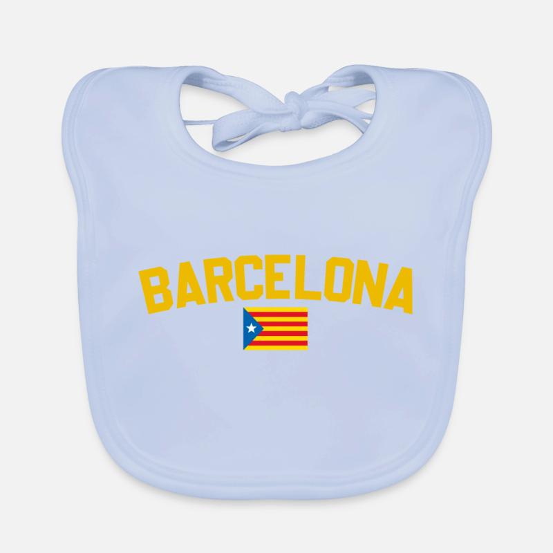 Barcelone Catalogne Bavoir bio Bébé