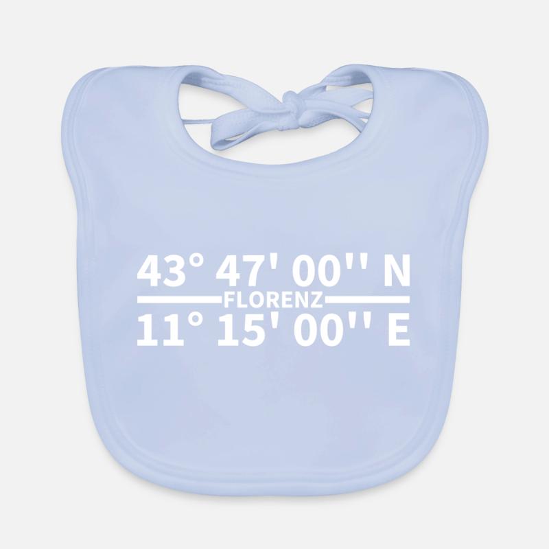 Florence coordinates Organic Baby Bibs