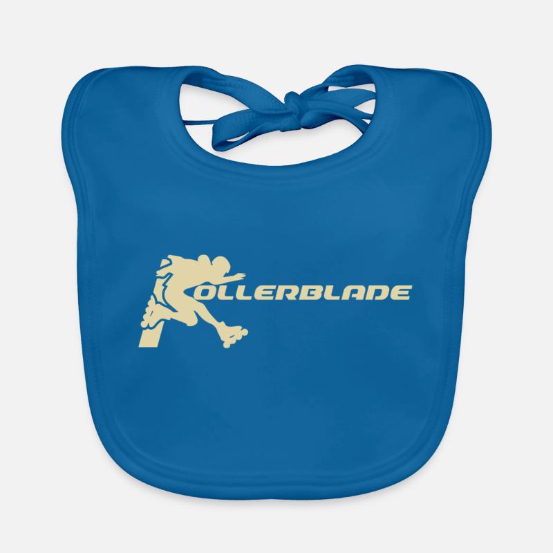 Silhouette de rollers léger Bavoir bio Bébé