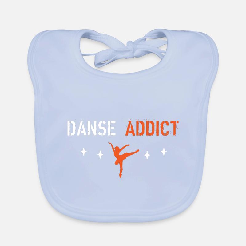 Danse addict Bavoir bio Bébé