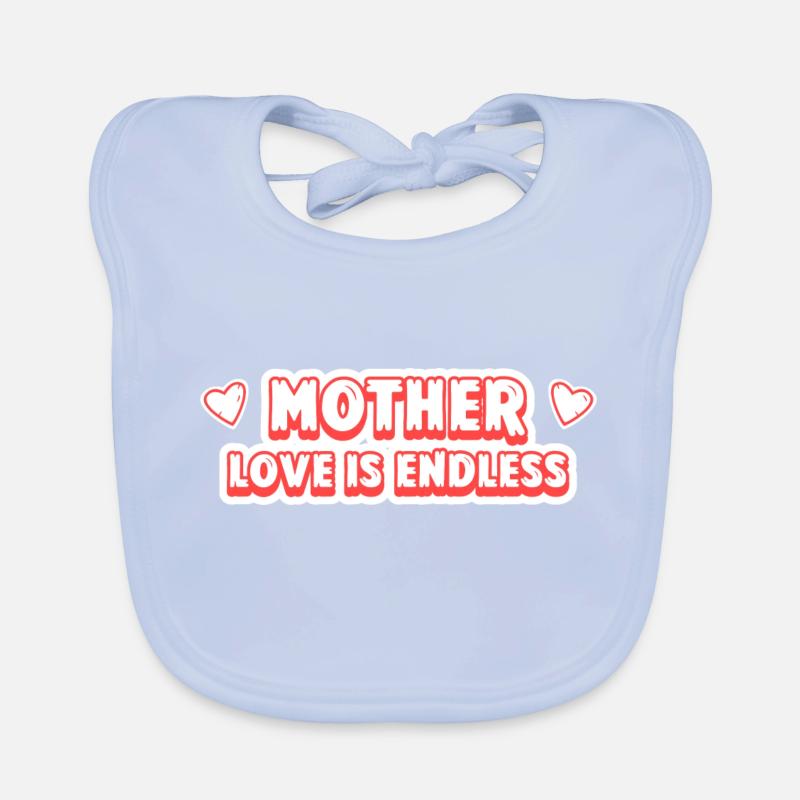 Muttertag Geschenk Mutterliebe Ist Endlos Mama Baby Bio-Lätzchen