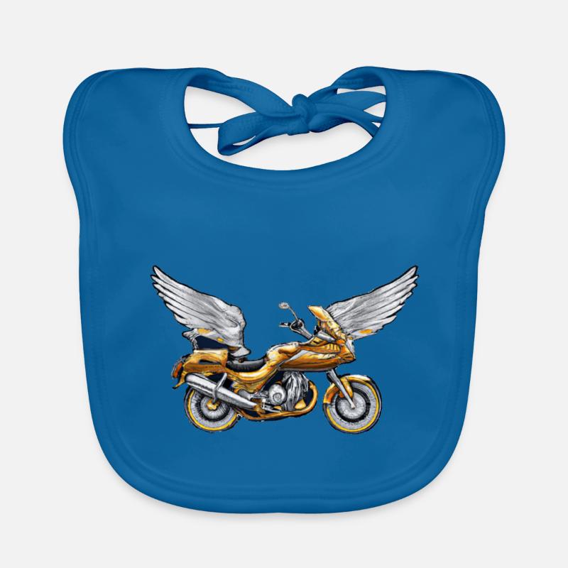 Goldwing Geschenk Geschenkidee Baby Bio-Lätzchen