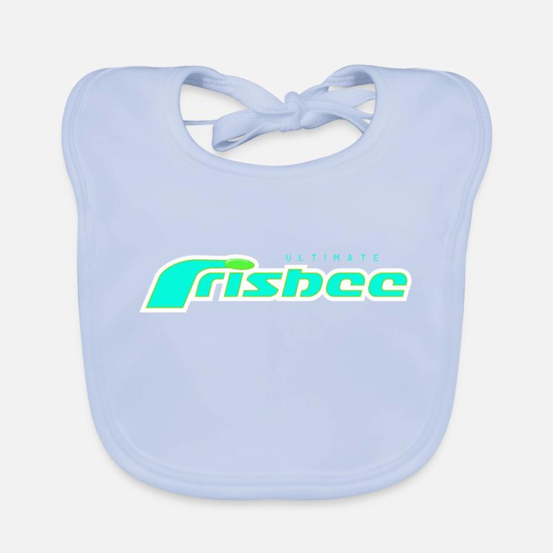 Frisbee Turquoise Ultime Bavoir bio Bébé