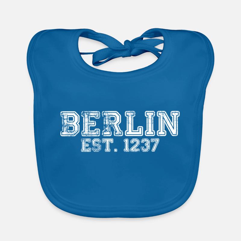 Ville de Berlin est. 1237 Bavoir bio Bébé