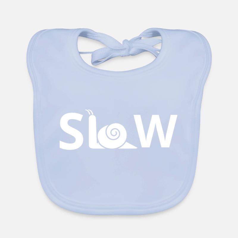 Langsame Schnecke Baby Bio-Lätzchen