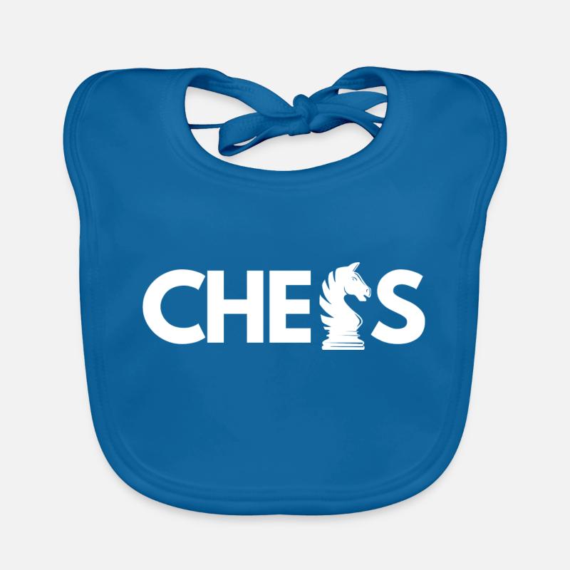 Échecs Bavoir bio Bébé