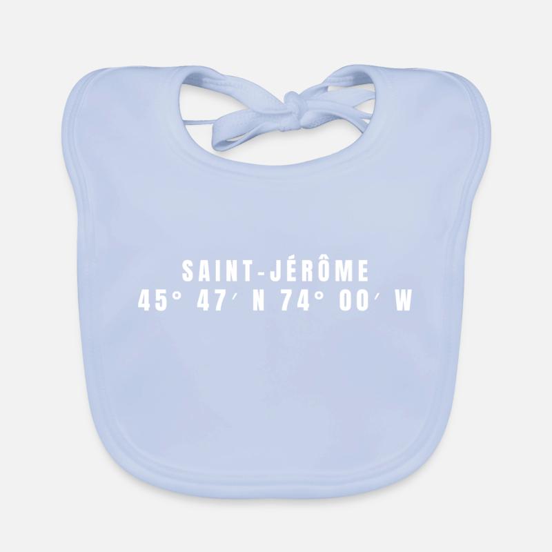 Coordonnées Saint-Jérôme, Canada Bavoir bio Bébé
