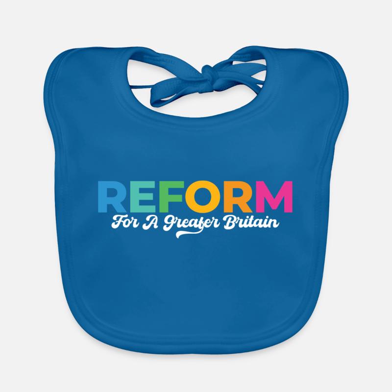 Reform, For A Greater Britain Organic Baby Bibs