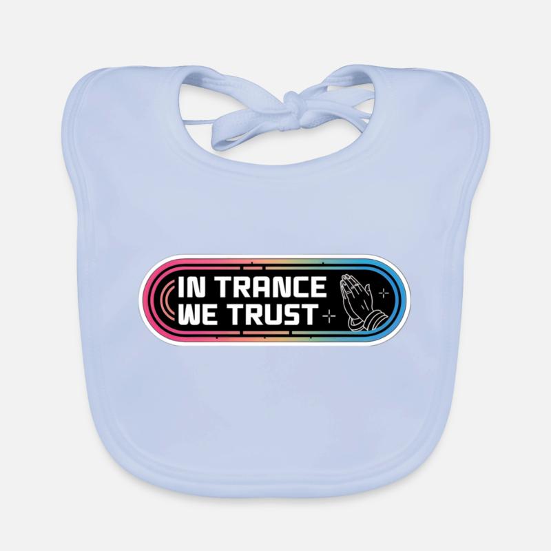 In trance we trust Organic Baby Bibs