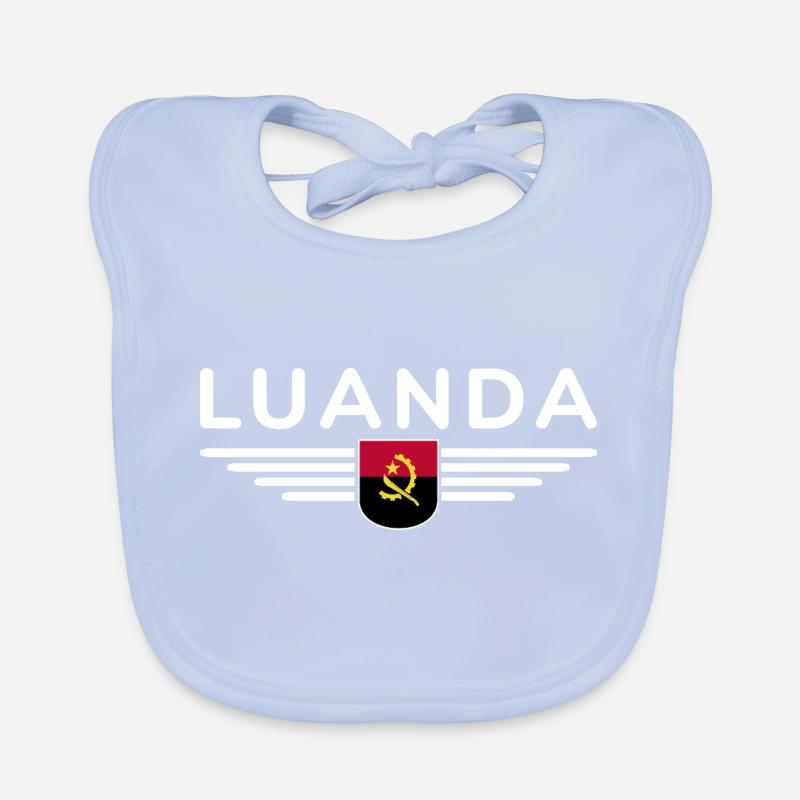 Luanda Design – Fierté de la capitale Bavoir bio Bébé