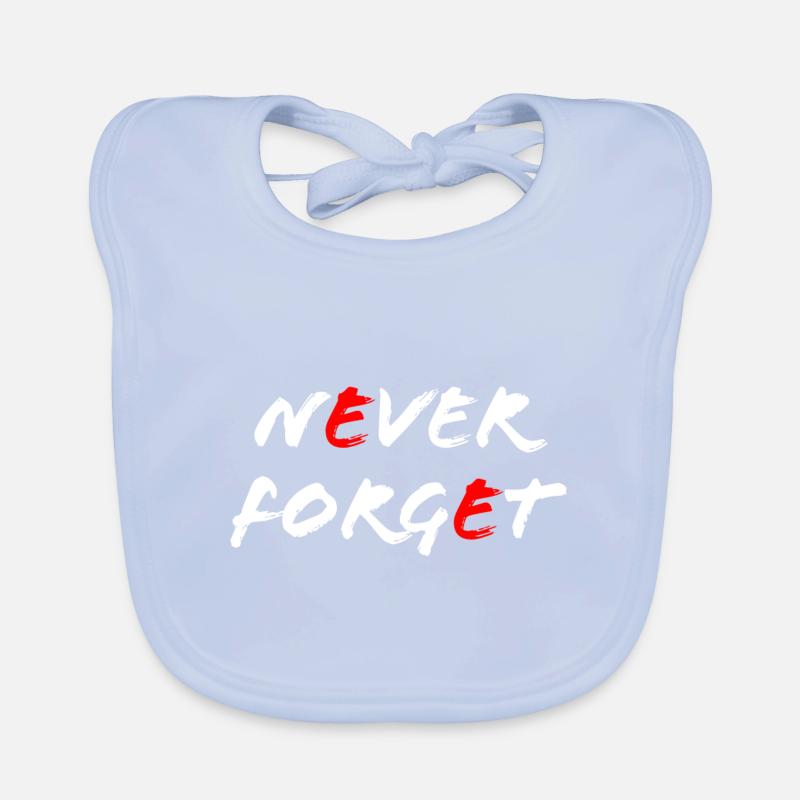 Never forget Organic Baby Bibs