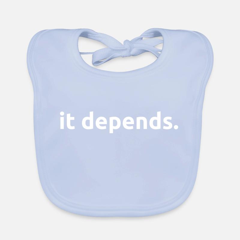 Ça dépend - Drôle d’avocat Cadeau du procureur juridique Bavoir bio Bébé