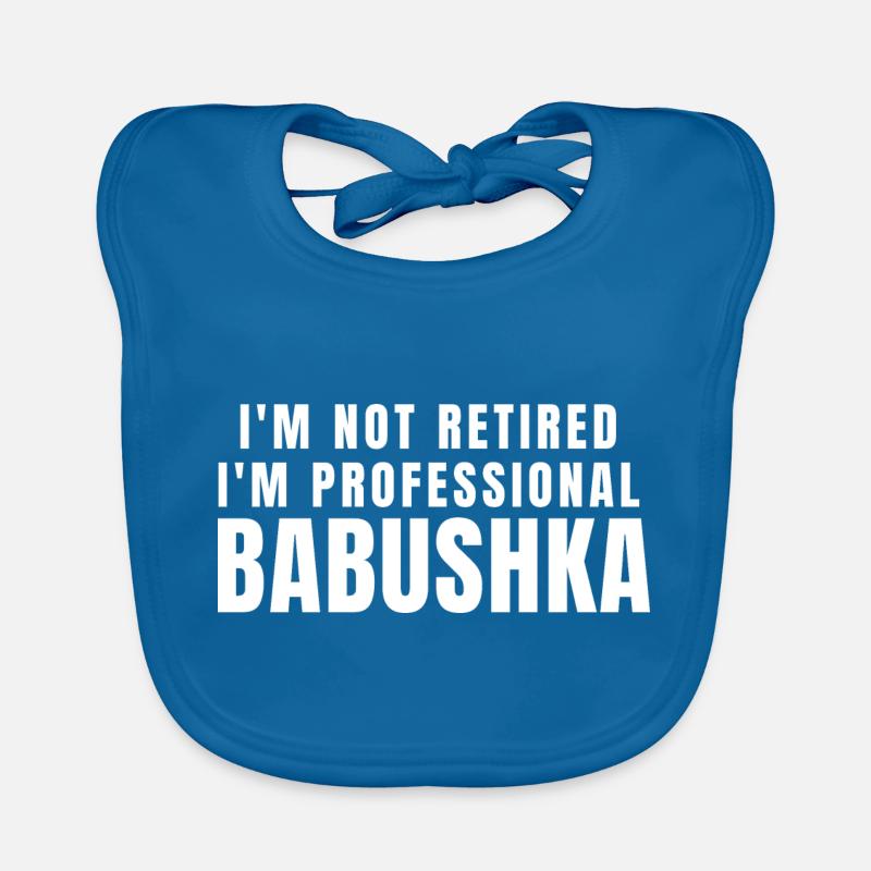 Babuschka. Babuschka Geschenk Baby Bio-Lätzchen